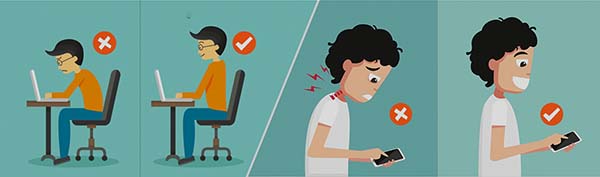 điều chỉnh tư thế lúc đứng, ngồi ở tuổi 21